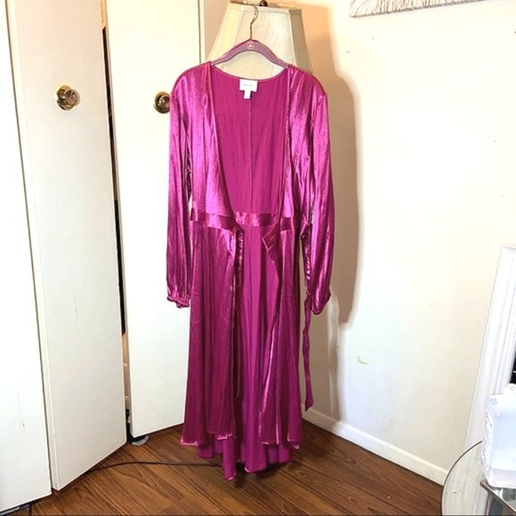 Nine West pink wrap dress new - Picture 2 of 3